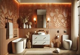Quel type de papier peint pour une salle de bain ?